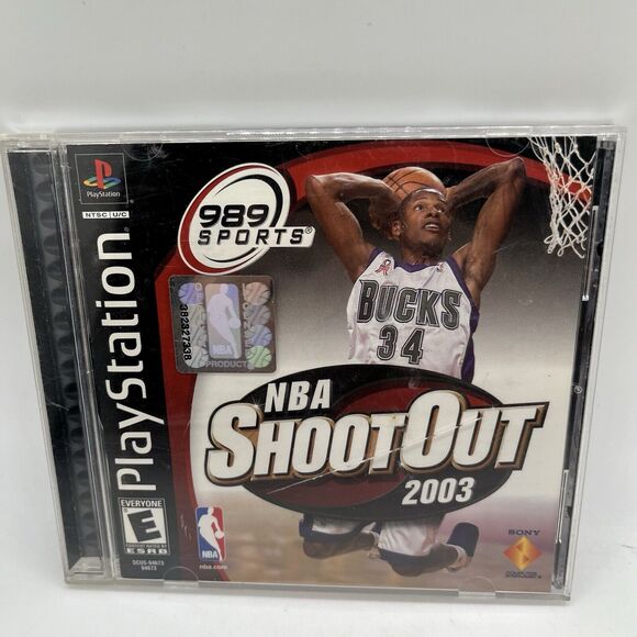 NBA ShootOut 2003 (Sony PlayStation 1, 2002) Compete With Manual PS1 - Picture 1 of 8